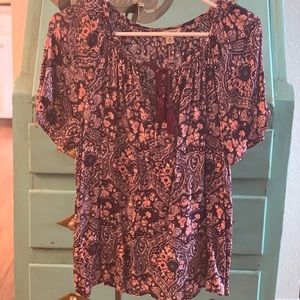 Lucky Brand peasant top